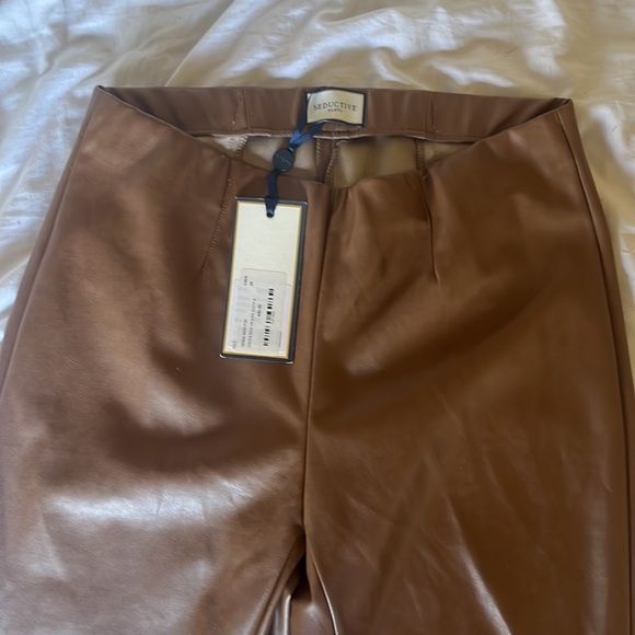 Seductive Pants - Cindessa Vegan Nappa Pant Cinnamon 36 Euro Sz - Picture 4 of 6